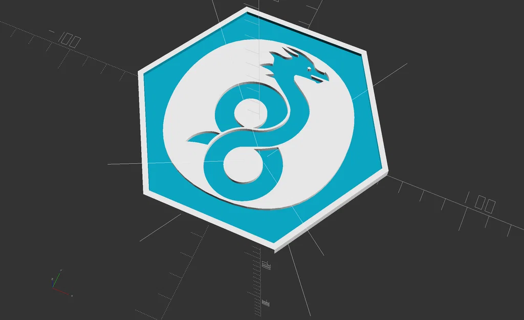 Gạch ốp logo hình lục giác cho server, tủ lạnh và vỏ máy tính PC - Image 49