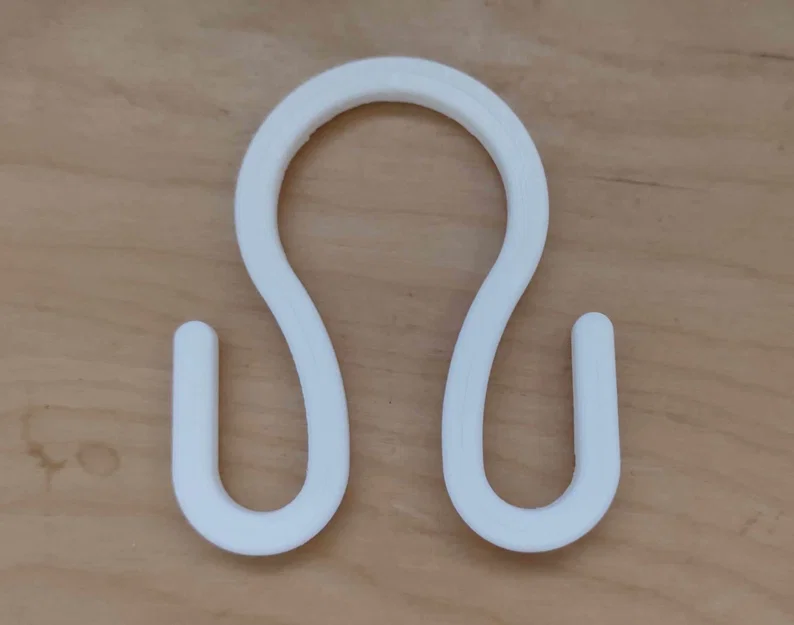 Móc Treo Đôi Cho Rèm Và Lớp Lót Phòng Tắm - Image 1