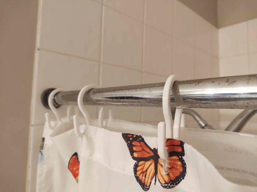 Móc Treo Đôi Cho Rèm Và Lớp Lót Phòng Tắm - Image 2