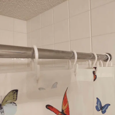 Móc Treo Đôi Cho Rèm Và Lớp Lót Phòng Tắm