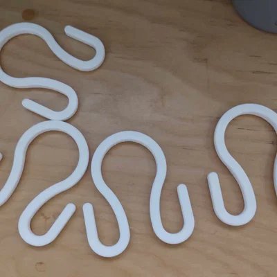 Móc Treo Đôi Cho Rèm Và Lớp Lót Phòng Tắm