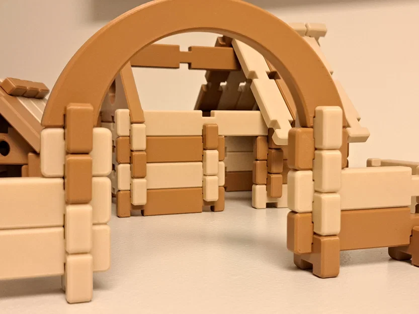 Nhà gỗ mô hình, Đồ chơi lắp ráp, Đồ chơi sáng tạo cho bé - Image 3