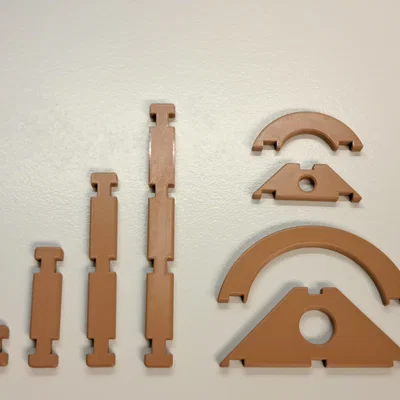 Nhà gỗ mô hình, Đồ chơi lắp ráp, Đồ chơi sáng tạo cho bé