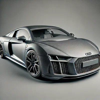 Mô hình xe Audi R8 in 3D chất lượng cao - Tải file STL miễn phí