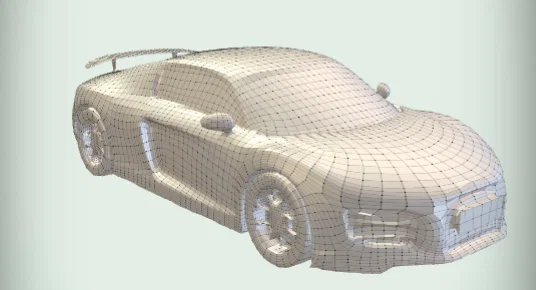 Mô hình xe Audi R8 in 3D chất lượng cao - Tải file STL miễn phí - Image 2