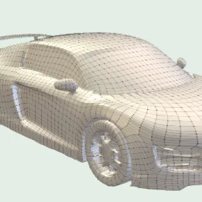 Mô hình xe Audi R8 in 3D chất lượng cao - Tải file STL miễn phí