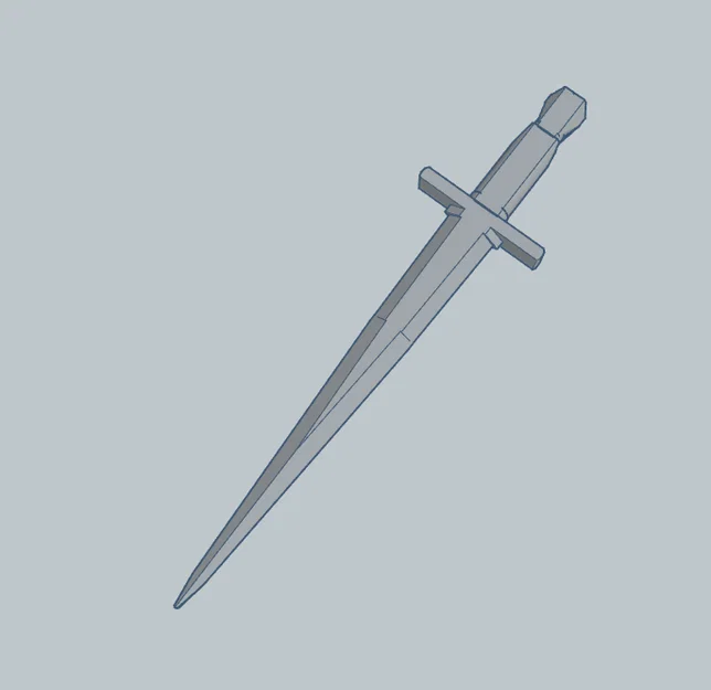 Mô hình vũ khí găm (Dagger) cho Dummy 13 - Image 1