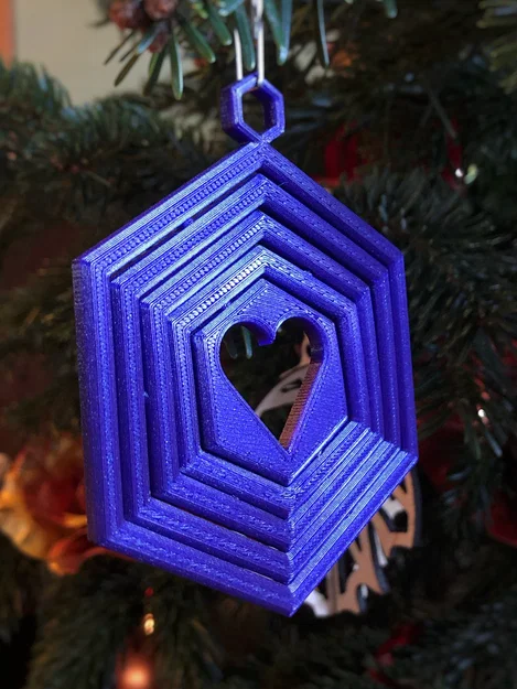 Đồ trang trí cây thông 3D Hexa Gyro dạng xoay đẹp mắt - Image 6