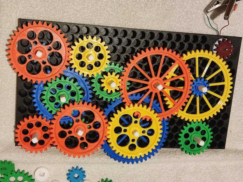 Bộ Modular Gear Kit với Giá gắn Mô tơ - Image 1