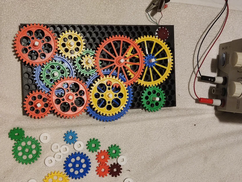 Bộ Modular Gear Kit với Giá gắn Mô tơ - Image 2