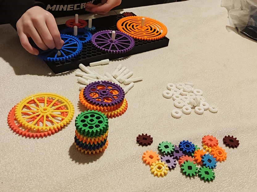 Bộ Modular Gear Kit với Giá gắn Mô tơ - Image 3