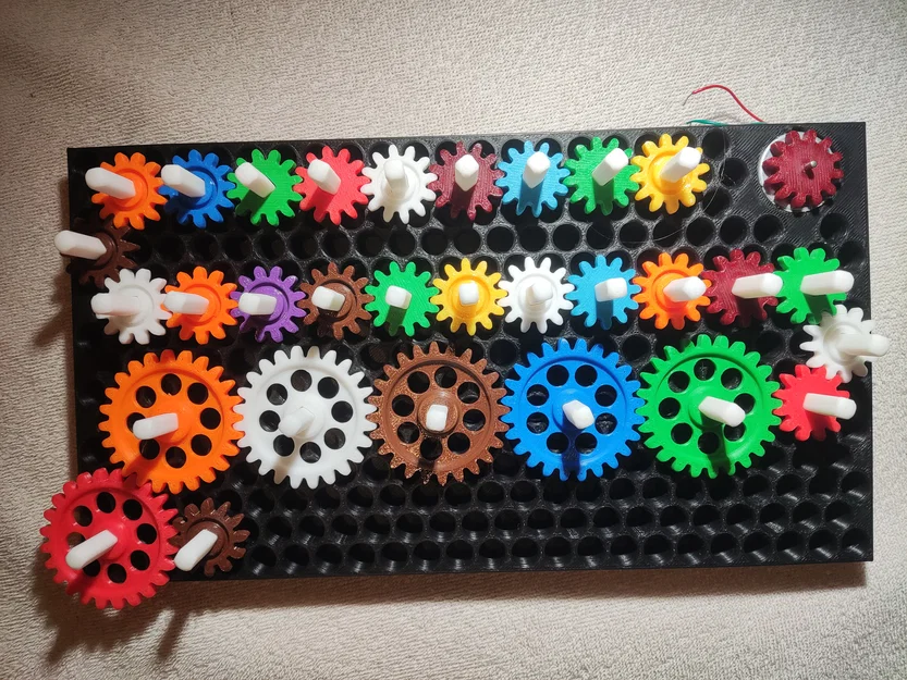 Bộ Modular Gear Kit với Giá gắn Mô tơ - Image 4