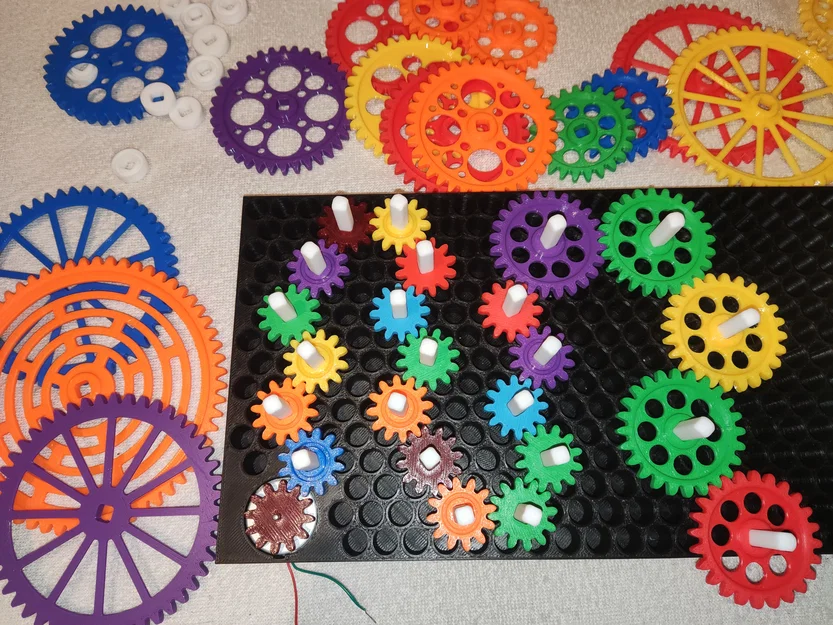 Bộ Modular Gear Kit với Giá gắn Mô tơ - Image 5