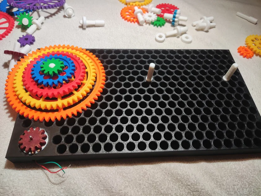 Bộ Modular Gear Kit với Giá gắn Mô tơ - Image 6