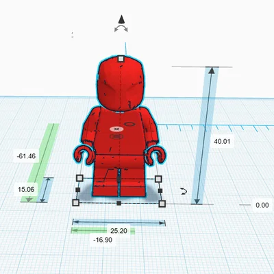 Mô hình nhân vật Spiderman phong cách LEGO để in 3D