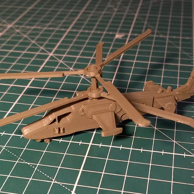 Mô hình Kit Card trực thăng Kamov Ka-52 "Alligator"