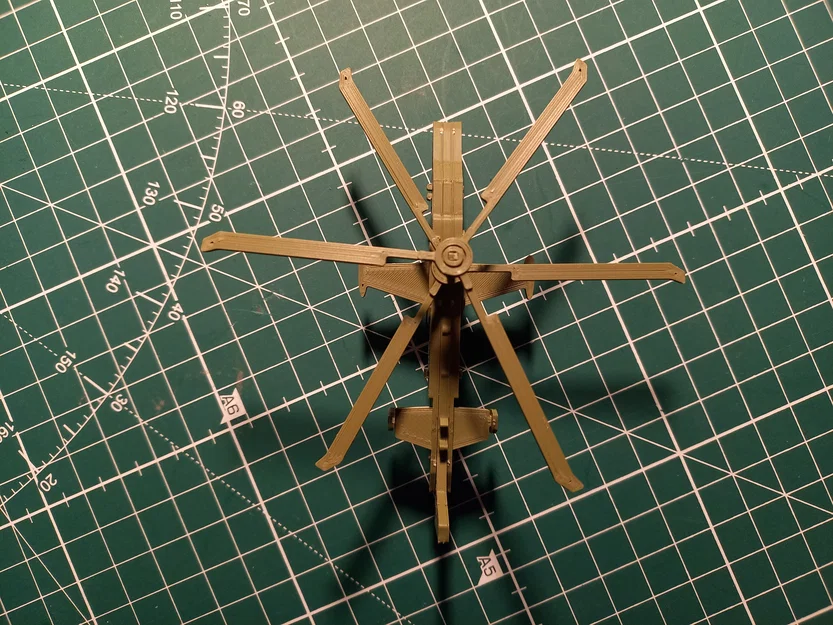 Mô hình Kit Card trực thăng Kamov Ka-52 "Alligator" - Image 2