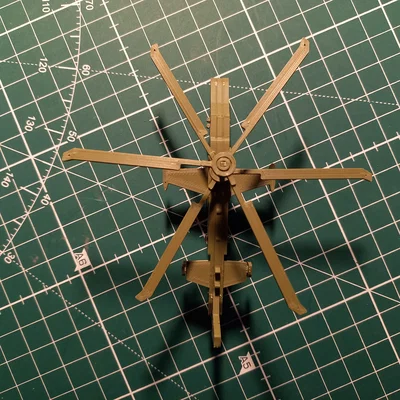 Mô hình Kit Card trực thăng Kamov Ka-52 "Alligator"