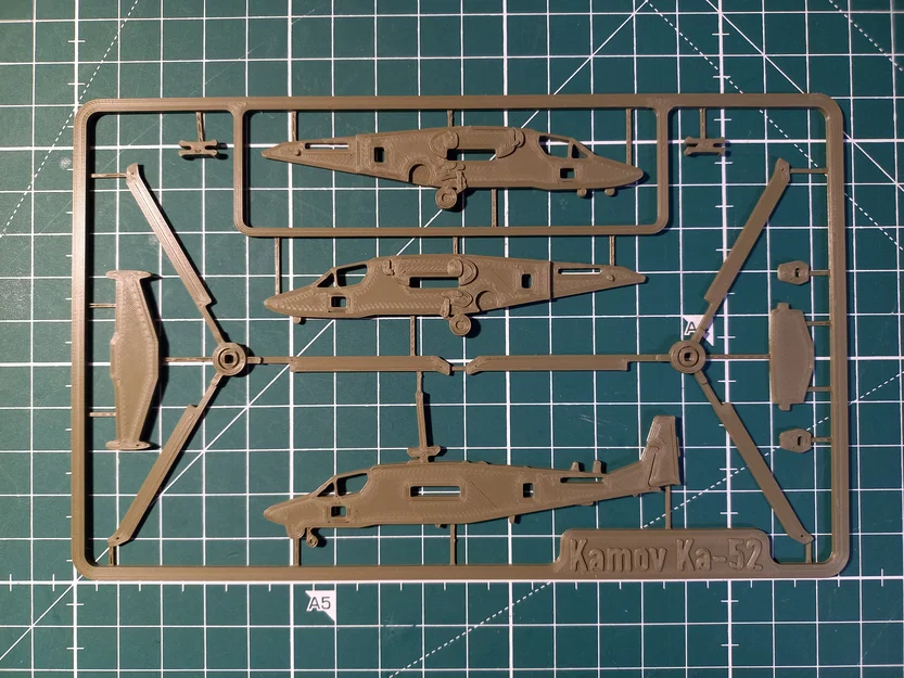 Mô hình Kit Card trực thăng Kamov Ka-52 "Alligator" - Image 3