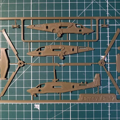 Mô hình Kit Card trực thăng Kamov Ka-52 "Alligator"