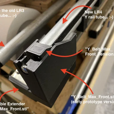 [Không chính thức] LowRider v4 DIY CNC - Sử dụng với Unistrut/Superstrut - Phụ kiện mở rộng bàn