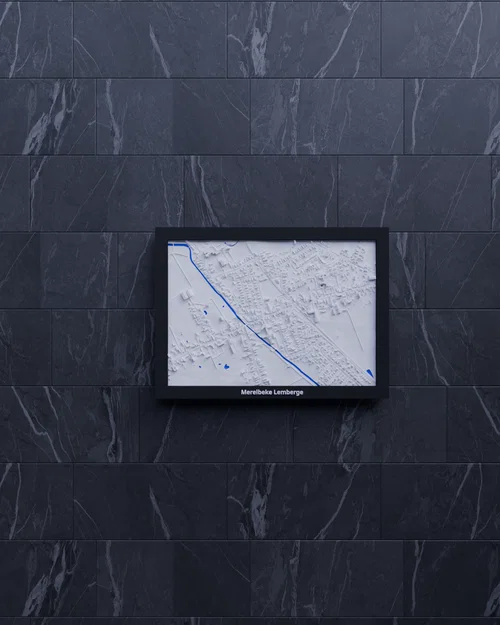 Mô hình địa hình thu nhỏ 3D Merelbeke Lemberge, Bỉ - Image 6