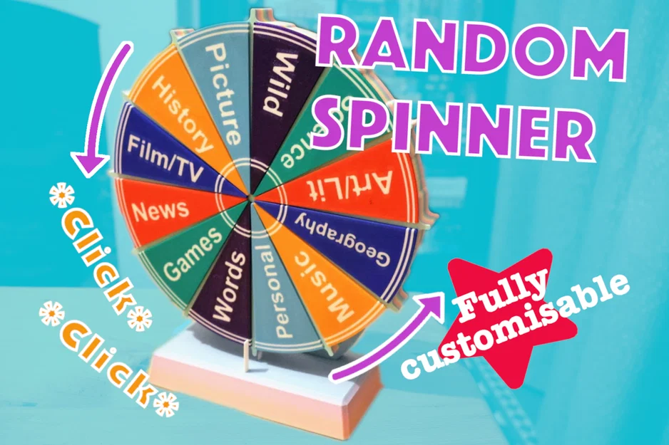 Vòng Quay May Mắn Tùy Chỉnh Có Thể Thay Thế Mảnh Ghép [MMU/Non-MMU] - Image 1