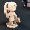Mô hình Frieren chibi đang dắt hành lý - Thumbnail 2
