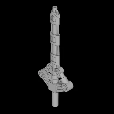 Mô hình vũ khí Bionicle Toa Jaller in 3D tương thích Lego