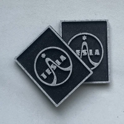 Logo Tesla (Tesla Tiệp Khắc) – Mác loa / Đồ trang trí phong cách Retro