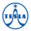 Logo Tesla (Tesla Tiệp Khắc) – Mác loa / Đồ trang trí phong cách Retro - Thumbnail 2
