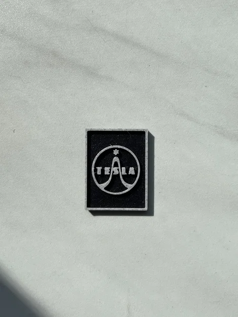 Logo Tesla (Tesla Tiệp Khắc) – Mác loa / Đồ trang trí phong cách Retro - Image 3