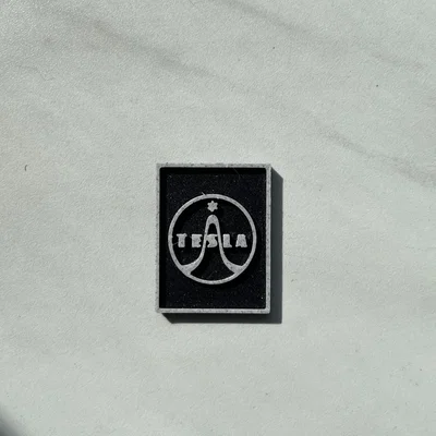 Logo Tesla (Tesla Tiệp Khắc) – Mác loa / Đồ trang trí phong cách Retro