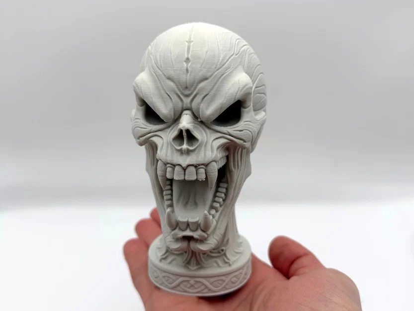 Đầu lâu quỷ gào thét (Screaming Evil Skull) - Mẫu in 3D kinh dị - Image 1