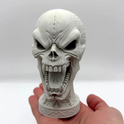 Đầu lâu quỷ gào thét (Screaming Evil Skull) - Mẫu in 3D kinh dị