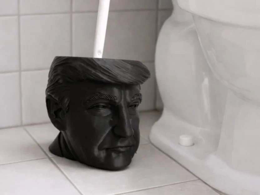 Ống cắm cọ nhà vệ sinh Donald Trump "Make Your Toilet Great Again!" - Image 1