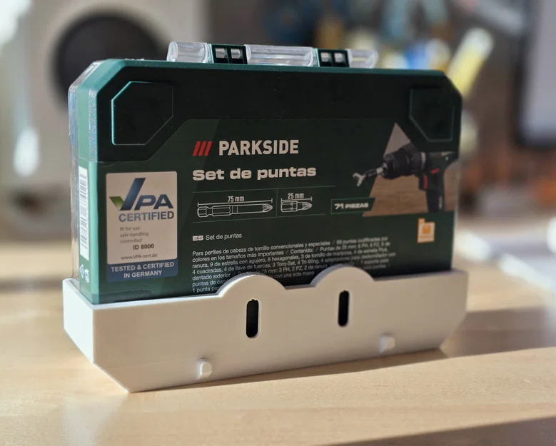 Giá đỡ bộ bit-set Parkside cho bảng Ikea Skadis - Image 4