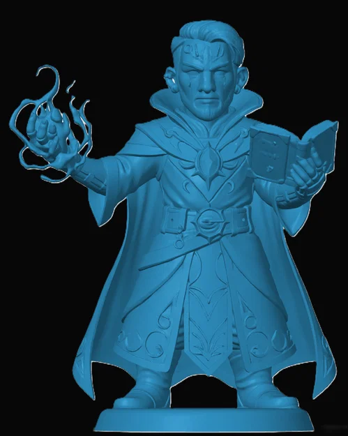 Mô hình Halfling Warlock cho game nhập vai - Image 1