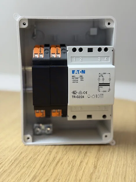 Đế gắn DIN Rail cho Shelly 1 Gen 4 hỗ trợ đầu nối Wago 221 - Image 5