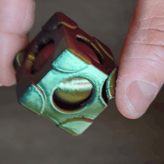 Magic hand spinner Ball & Cube - Đồ chơi xoay độc đáo - Image 2