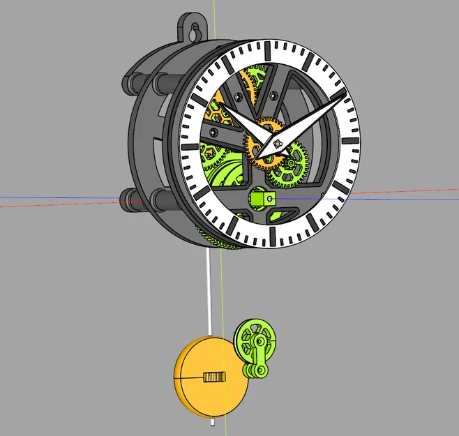 Đồng hồ quả lắc 8 ngày loại nhỏ - Image 2