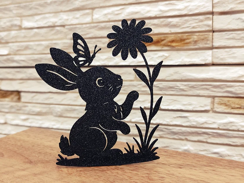 Mô hình trang trí 3D lễ Phục sinh – Chú thỏ Bunny - Image 1