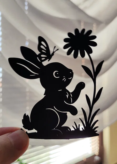 Mô hình trang trí 3D lễ Phục sinh – Chú thỏ Bunny - Image 2