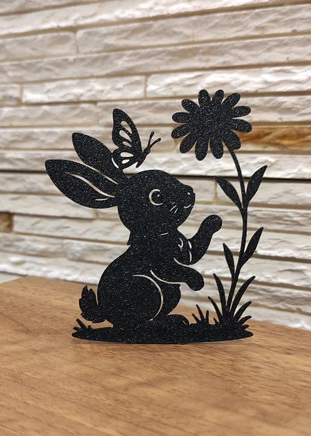 Mô hình trang trí 3D lễ Phục sinh – Chú thỏ Bunny - Image 3