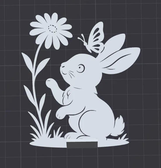 Mô hình trang trí 3D lễ Phục sinh – Chú thỏ Bunny - Image 4