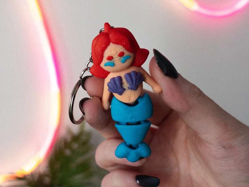 Mô hình Nàng tiên cá Flexi (Flexi Mermaid) đáng yêu - Image 1
