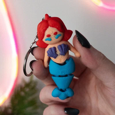 Mô hình Nàng tiên cá Flexi (Flexi Mermaid) đáng yêu