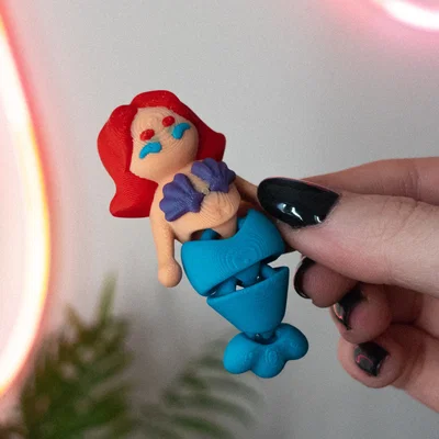 Mô hình Nàng tiên cá Flexi (Flexi Mermaid) đáng yêu