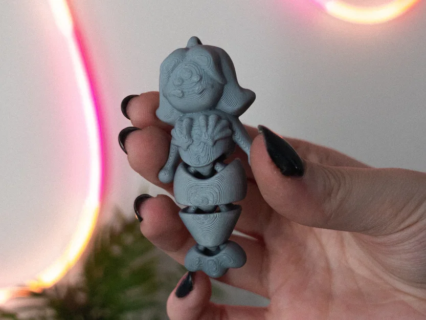 Mô hình Nàng tiên cá Flexi (Flexi Mermaid) đáng yêu - Image 4