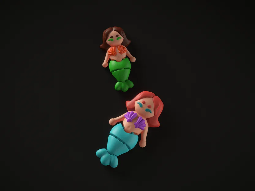 Mô hình Nàng tiên cá Flexi (Flexi Mermaid) đáng yêu - Image 6